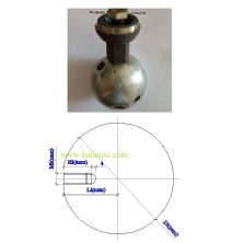Nút cầu D100 giàn không gian